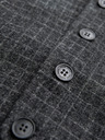 Ombre Clothing Herren Weste aus Wollmischung mit karierten Revers von Ombre Clothing