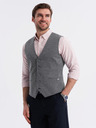 Ombre Clothing Taillierte elegante strukturierte Herren Strickweste von Ombre Clothing