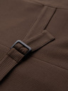 Ombre Clothing Herren strukturierte Strickweste maßgeschneidert mit Revers von Ombre Clothing