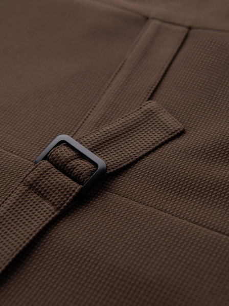 Ombre Clothing Herren strukturierte Strickweste maßgeschneidert mit Revers von Ombre Clothing