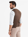 Ombre Clothing Herren strukturierte Strickweste maßgeschneidert mit Revers von Ombre Clothing