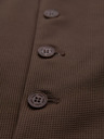 Ombre Clothing Herren strukturierte Strickweste maßgeschneidert mit Revers von Ombre Clothing
