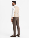 Ombre Clothing Taillierte elegante Herren Weste mit Elastan und Revers von Ombre Clothing