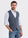 Ombre Clothing Elegante strukturierte Strickweste maßgeschneidert von Ombre Clothing