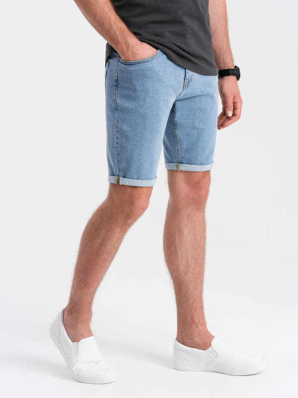 Ombre Clothing Herren Jeans-Shorts mit umgeschlagenen Beinen von Ombre Clothing