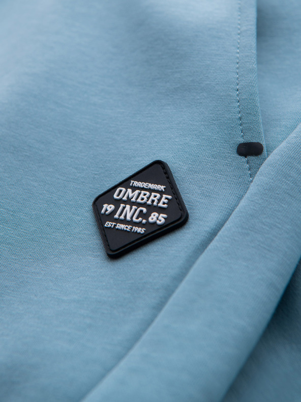 Ombre Clothing Herren Jogginghose mit gerippten Bündchen und dekorativem Reißverschluss von Ombre Clothing