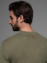 Ombre Clothing Herren-Strickpullover mit strukturierten Punkten Ombre Clothing