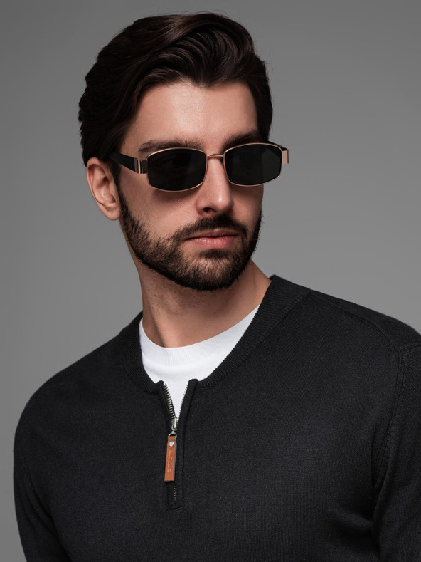 Ombre Clothing Herren-Strickpullover mit strukturierten Punkten Ombre Clothing