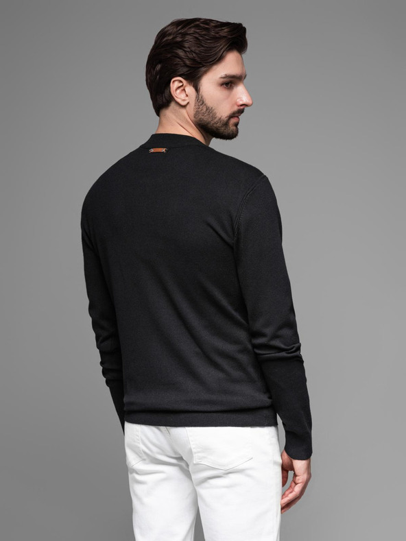 Ombre Clothing Herren-Strickpullover mit strukturierten Punkten Ombre Clothing