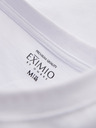 Ombre Clothing Herren-T-Shirt aus Baumwoll-Jersey mit großer Schrift an der Seite Ombre Clothing