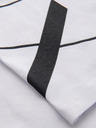 Ombre Clothing Herren-T-Shirt aus Baumwoll-Jersey mit großer Schrift an der Seite Ombre Clothing