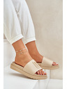BIG STAR SHOES Damen-Hausschuhe Big Star – Beige Größe: