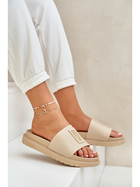 BIG STAR SHOES Damen-Hausschuhe Big Star – Beige Größe: