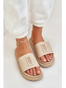 BIG STAR SHOES Damen-Hausschuhe Big Star – Beige Größe: