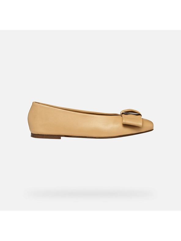 Geox Hellbraune Damen-Ballerinas Geox Ballystar