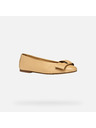 Geox Hellbraune Damen-Ballerinas Geox Ballystar