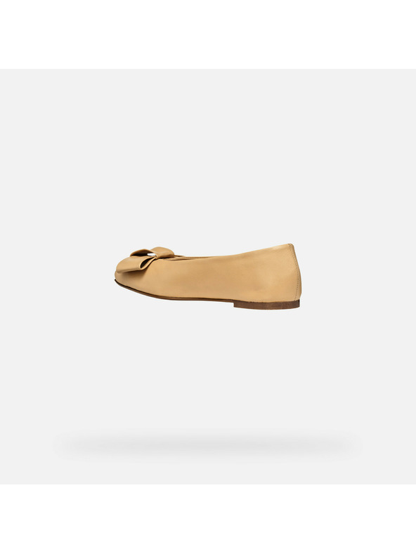 Geox Hellbraune Damen-Ballerinas Geox Ballystar