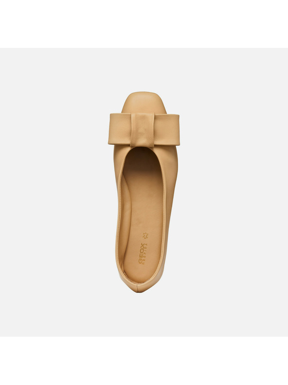 Geox Hellbraune Damen-Ballerinas Geox Ballystar