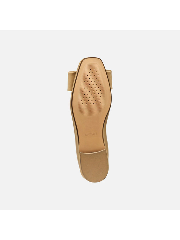 Geox Hellbraune Damen-Ballerinas Geox Ballystar