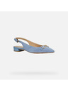 Geox Hellblaue Damen Ballerinas Geox Giselda 15