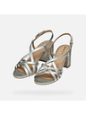 Geox Silberne Damen Sandalen Geox Virnilisa 65 S
