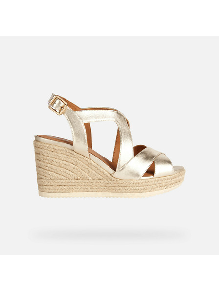 Geox Goldene Damen Sandalen Geox Ponza