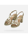 Geox Goldene Damen Sandalen Geox Virnilisa 65 S
