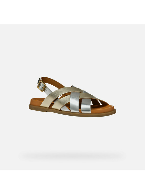 Geox Goldene Damen Sandalen Geox Adelash