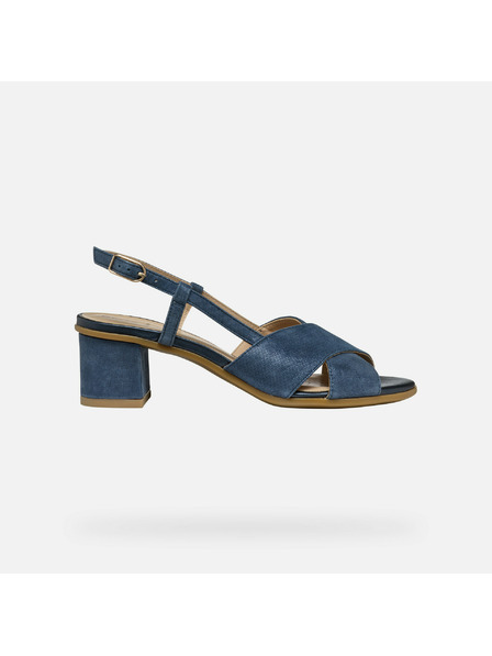 Geox Dunkelblau Damen-Sandalen Geox Aurely 50