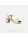 Geox Cremefarbene Damen Sandalen Geox New Eraklia 50 T