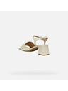 Geox Cremefarbene Damen Sandalen Geox New Eraklia 50 T