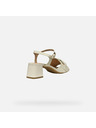 Geox Cremefarbene Damen Sandalen Geox New Eraklia 50 T