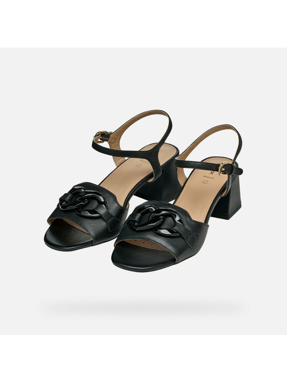 Geox Schwarze Damen Sandalen Geox New Eraklia 50 T