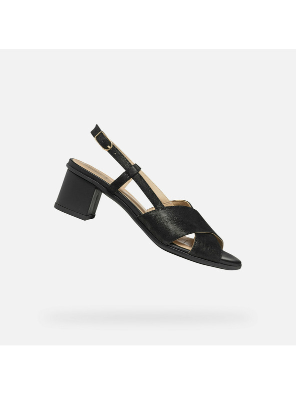 Geox Schwarze Damen Sandalen Geox Aurely 50