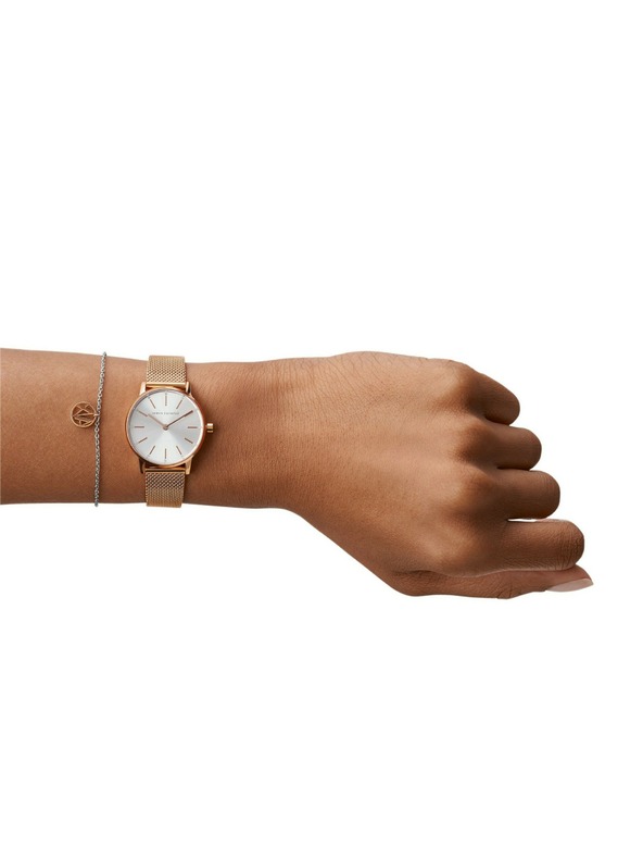 Armani Exchange Geschenkset Armbanduhr und Armband Armani Exchange LOLA AX7121