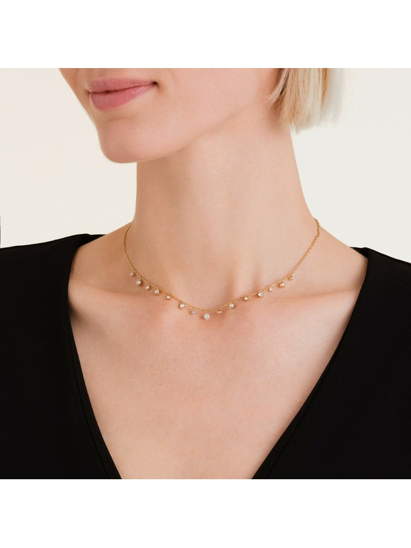 Rosefield Rosefield Damen-Halskette vergoldet JNDCG-J1017