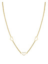 Rosefield Rosefield goldene Halskette Triple Heart JNTHG-J535