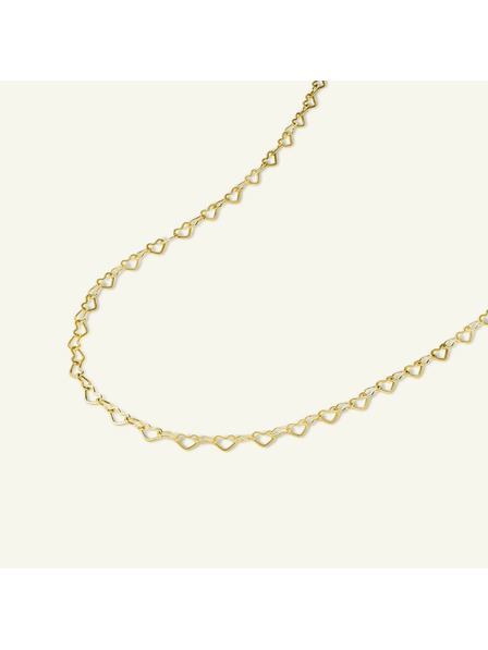 Rosefield Rosefield Halskette in Goldfarbe Heart Chain JNHCG-J684