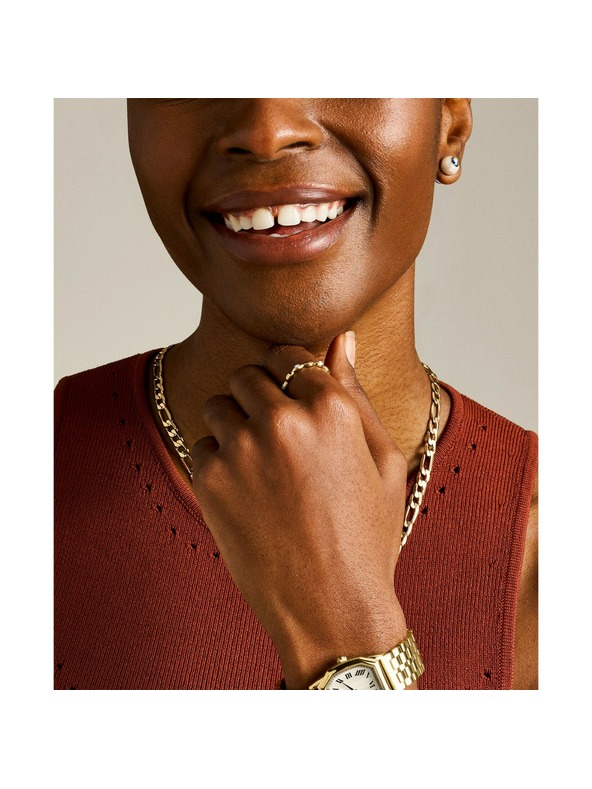 Fossil Damen Messing-Ohrringe Fossil