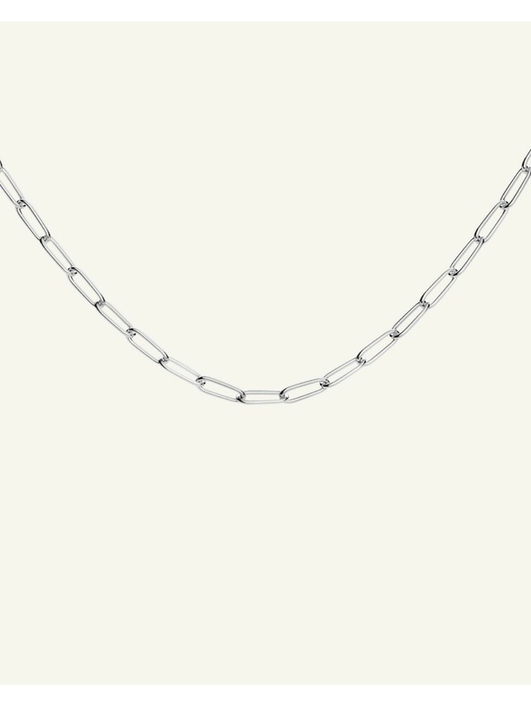 Rosefield Rosefield Halskette in Silberfarbe Rectangle Chain JNRCS-J565