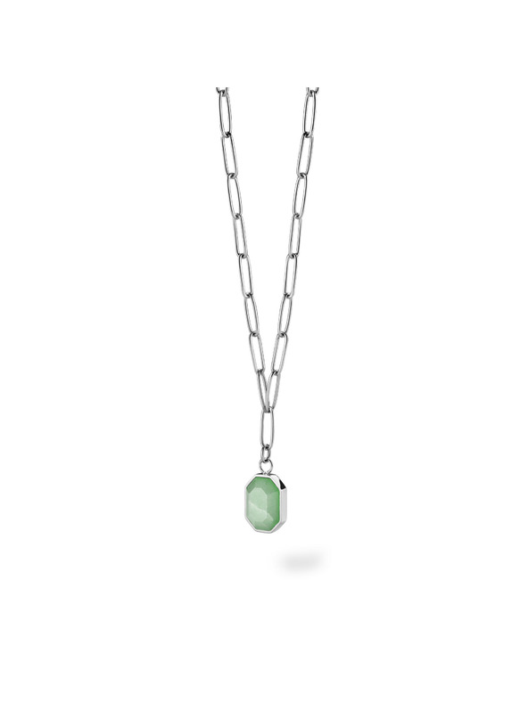 Rosefield Rosefield Halskette in Silberfarbe Geometric Gemstone JNGGS-J665