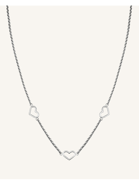 Rosefield Rosefield Halskette in Silberfarbe Triple Heart JNTHS-J613