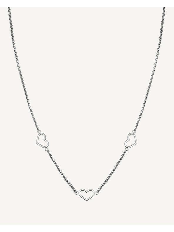 Rosefield Rosefield Halskette in Silberfarbe Triple Heart JNTHS-J613