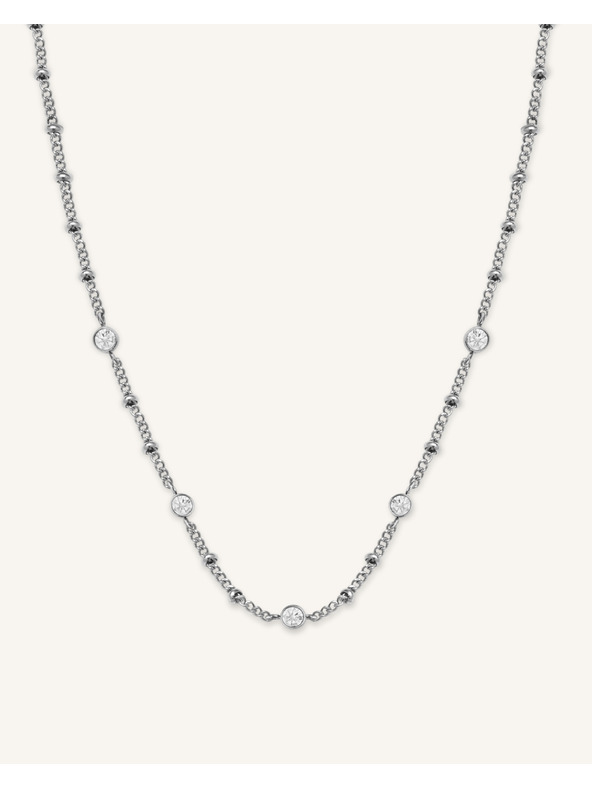 Rosefield Rosefield Halskette in Silberfarbe Crystal JNSCS-J612