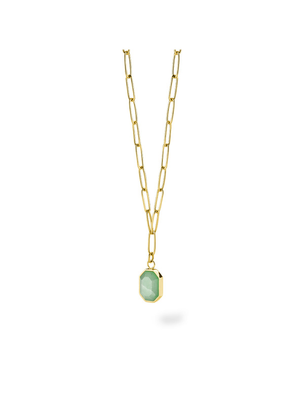 Rosefield Rosefield Halskette in Goldfarbe Geometric Gemstone JNGGG-J664