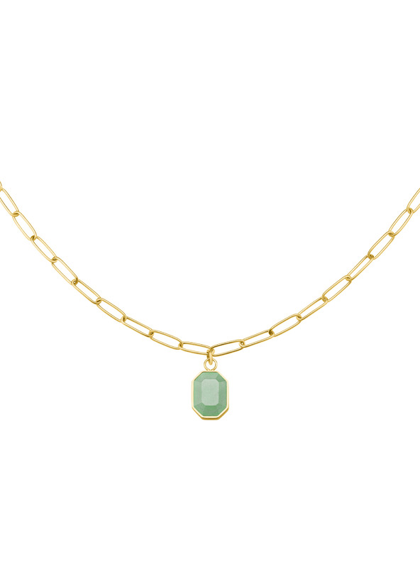 Rosefield Rosefield Halskette in Goldfarbe Geometric Gemstone JNGGG-J664