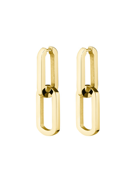 Rosefield Rosefield vergoldete Ohrringe Dual Hoops JEDHG-J585