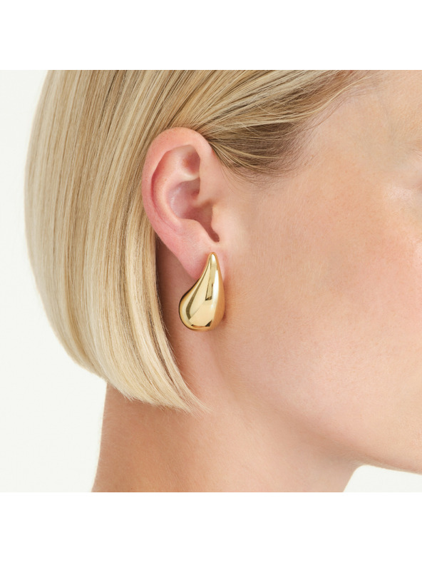 Rosefield Vergoldete Damen-Ohrringe Rosefield JETDG-J929