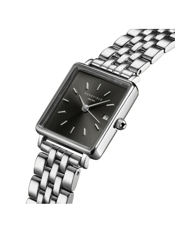 Rosefield Damen Uhr Rosefield Boxy XS Grey BGSSS-Q051