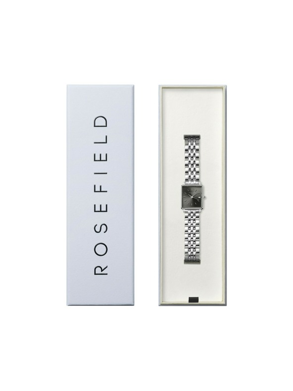 Rosefield Damen Uhr Rosefield Boxy XS Grey BGSSS-Q051